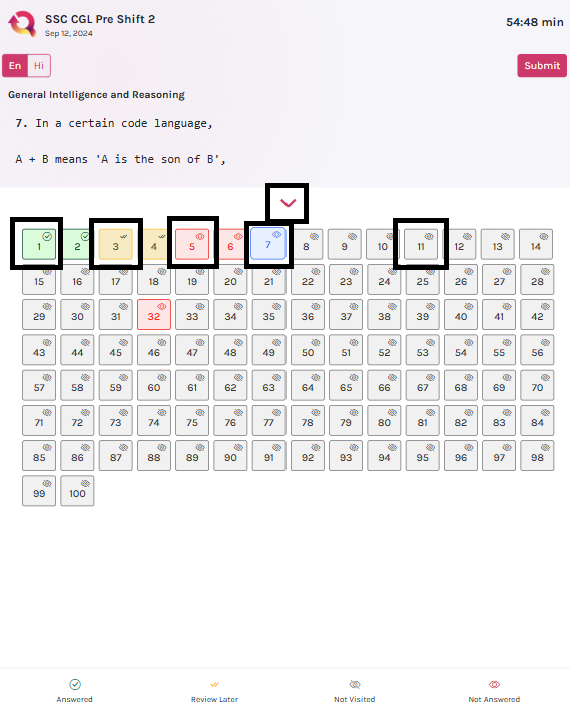 Quiz Screen Mockup
